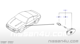 Zijknipperlicht Nissan  26160-61Y10 B13/ C23/ D22 / D22S/ S14 Gebruikt.