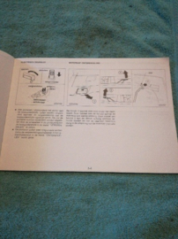 User manual ''Nissan Bluebird T72'' OM9D-T72H1 Used part.