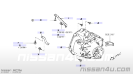 Voorste bevestigingsstang versnellingsbak aan motorblok Nissan 30431-4F500