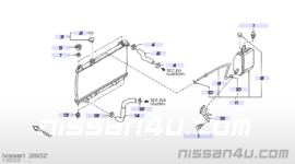 Bovenste koelwaterslang radiateur SR20DE Nissan 21501-58Y00 Nieuw.