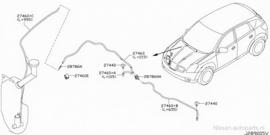 Ruitensproeierkopje Nissan Qashqai J10/ JJ10/ J11 28932-JD000 Nieuw.