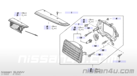 Koplamp rechts Nissan Sunny B11 26708-08A00