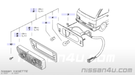 Knipperlicht rechts Nissan Vanette C120 26120-G4000