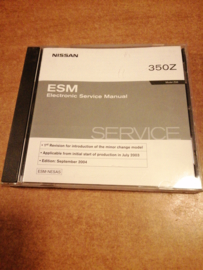 Electronic Service Manual '' Model Z33 series '' Nissan 350Z Z33 SM4E00-1Z33E0E