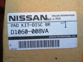 Remblokset vooras Nissan Almera N16 D1060-008VA Origineel
