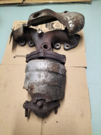 Uitlaatspruitstuk met katalysator Nissan Micra K11 14004-99B00 + 20800-99B26 Gebruikt.