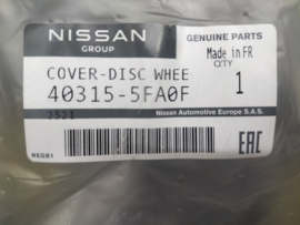 Cover-disc wheel 16 inch Nissan Micra K14 40315-5FA0F Original.
