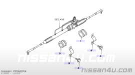 Bevestigingsbeugel stuurhuis links Nissan Primera P10/ P11/ WP11 54449-90J00