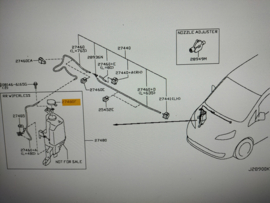 Dop ruitensproeierreservoir Nissan NV200 M20M 28913-JX00A Origineel.