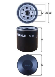 Oil filter Mahle OC938 New (20240116)