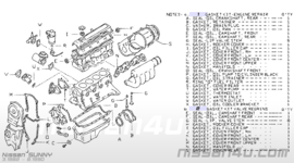 Gasket kit-valve regrind CD17 Nissan 11042-17A25 B11/ N12 New