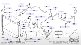 Montagebeugel/ houder filter droger Nissan 92135-BM400 N16/ P12/ V10