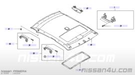 Handgrepenset plafond Nissan Primera P11/WP11 73940-9F610 + 73940-9F600