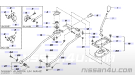 Schakelmechanisme Nissan Almera N16 34550-BN300 + 34110-BN300