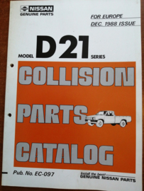 Collision parts catalog model D21 series Nissan King Cab D21 EC-097