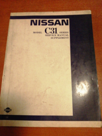Service manual '' model C31 series.'' Supplement. SM3E-C31SG Nissan Laurel C31