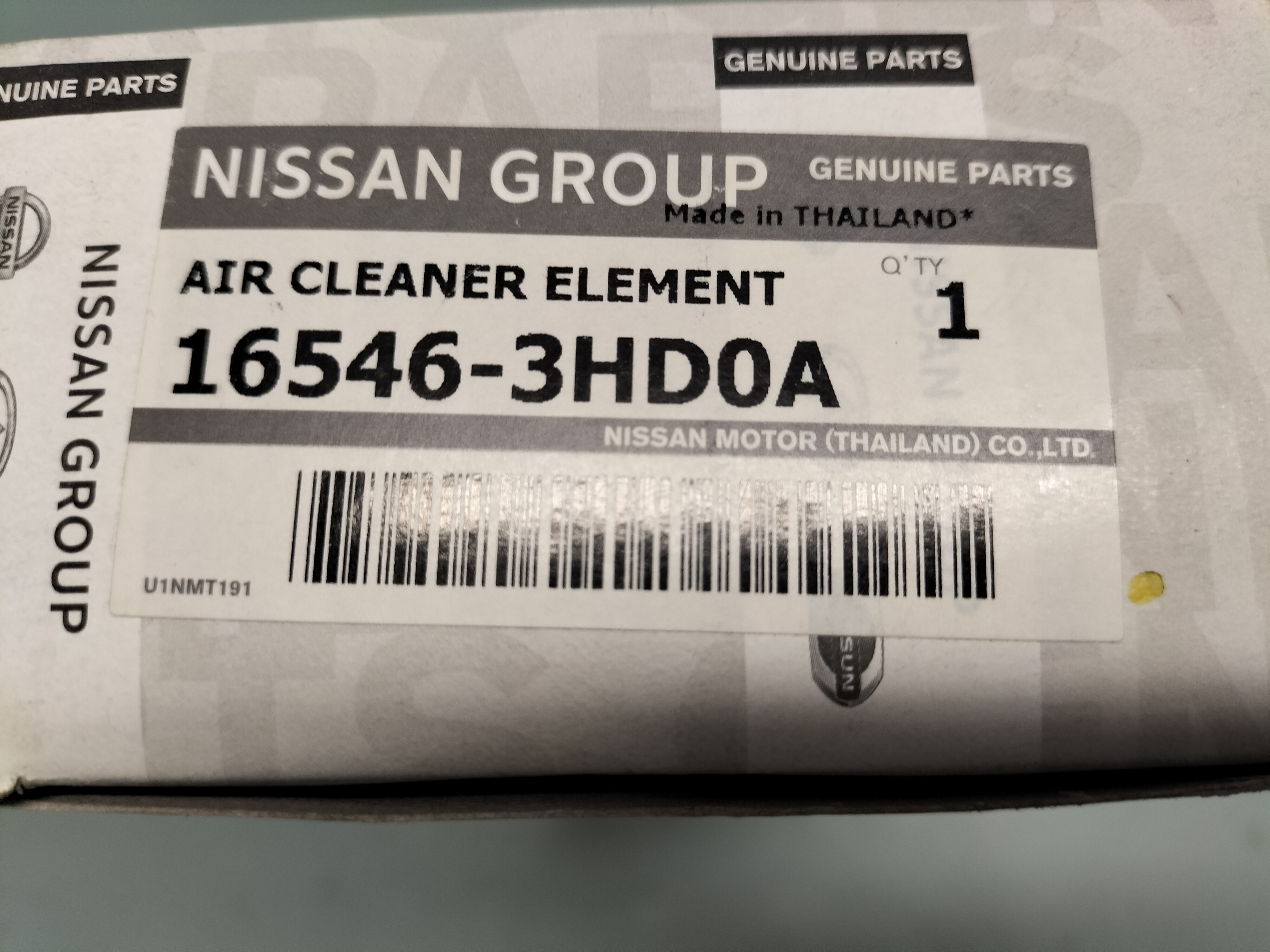 Airfilter Nissan 16546-3HD0A Original