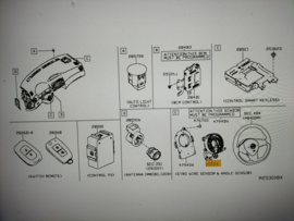 Airbagklokveer Nissan mIcra K14 25554-5FA0A Gebruikt.