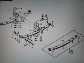 Bush spring Nissan Patrol Y60 55046-00902 Original.