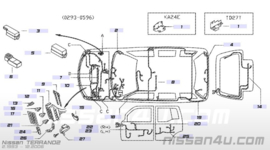 Kabelboom interieur Nissan Terrano2 R20 24014-0F060