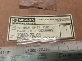 Gauge unit, fuel tank Nissan 25060-72J05 Original