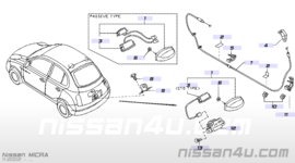 Lock back door Nissan 90502-ED00A J10/ K12/  P12