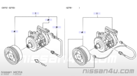 Aircopomp compressor Nissan Micra K11 92600-67B03