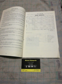 Service Bulletin Nissan Datsun Volume 317