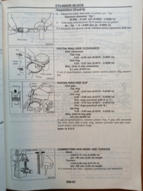 Service manual '' Model M11 series supplement-I '' SME2-M11SE0