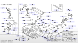 Sender unit-fuel gauge Nissan 100NX B13 25060-57Y02