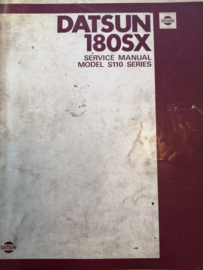 Service Manual '' Model S110 series '' Datsun 180SX SM0E-S110G0