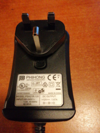 Phihong PSA21R-120 laptoplader met USA-adapter 12v 1.67A