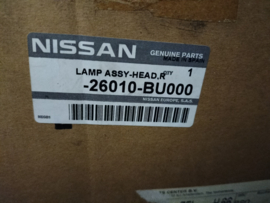 Koplamp rechts Nissan Almera Tino V10 26010-BU000 Origineel.