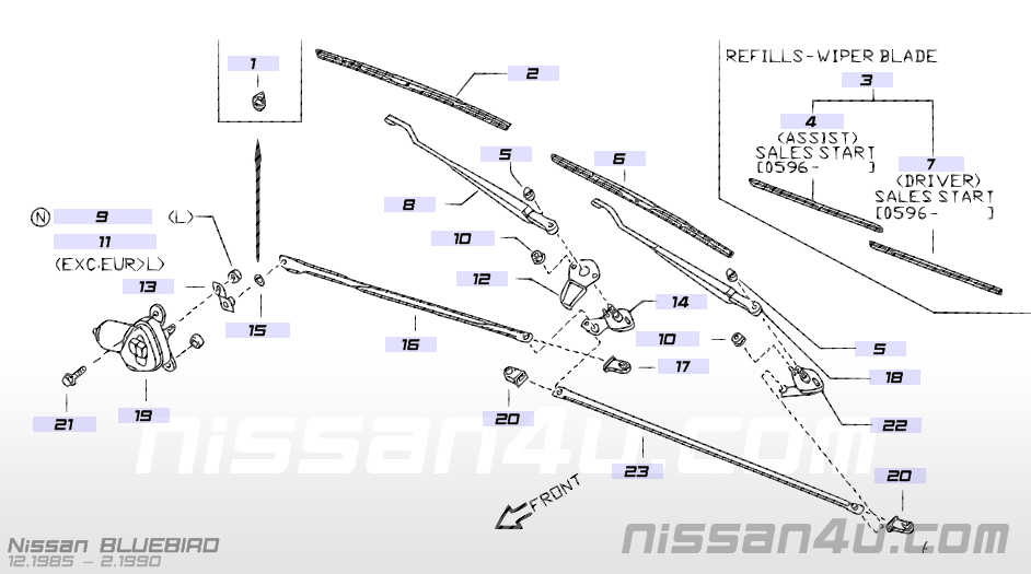 Link connecting, no 1 Nissan 28841-13E25 Used part.
