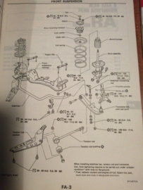 Service manual '' Model S13 series - 200SX '' Supplement I SM0E-S13SG0 Used part.