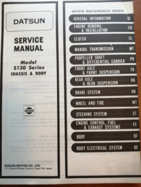 Service manual '' Model S130 series Chassis and Body '' Datsun 280ZX SM3E-S13SE0