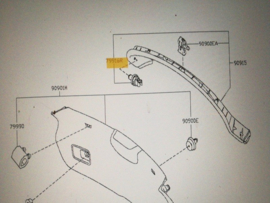 Bevestigingshaak hoedenplank Nissan Qashqai J10 79916-JD00A