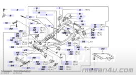Hook front Nissan Terrano2 R20 51112-0F060