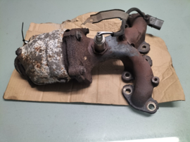 Uitlaatspruitstuk met katalysator & lambdasonde Nissan Micra K11 14004-99B00 / B0800-99B01 / 22690-99B00 Gebruikt.