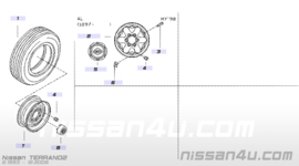 Naafdop Nissan Terrano2 R20 40315-2X801