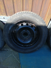 14 inch steel rims with tires 175/65R14 Citroen C3 (20240502) Used part.