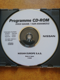 Programme CD-ROM 25920-BA00B / VUR-X6050B(EU) N16/ P12/ T30/ V10/ Y61/ Z50 Gebruikt.