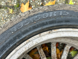 15 inch aluminium velgen set met band 195/50R15 (20261024)
