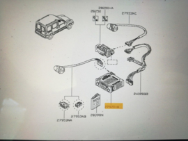 Autoradio Nissan Kubistar / Nissan Primastar 28016-00Q0B