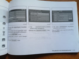 Instructieboekje'' Nissan navigatie-systeem 2002'' OM1D-NAVIE0E