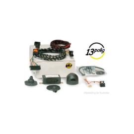 13-pole cable set towbar Nissan Qashqai J12 New.
