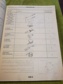 Service manual ''Model D21 series Basisboek'' Nissan Pickup D21 SM6E-0D21G0 Used part.