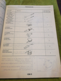 Service manual ''Model D21 series Basisboek'' Nissan Pickup D21