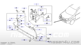 Nozzle head lamp cleaner Nissan X-trail T30 28641-EQ00A