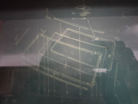 Set-moulding windshield Datsun Bluebird 610 72810-U0101 Original.